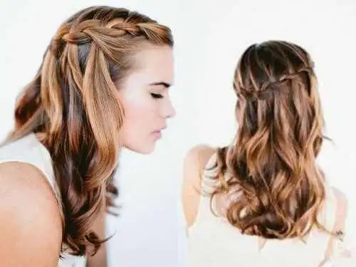 小清新无刘海公主头编发 简单有气质的公主头发型