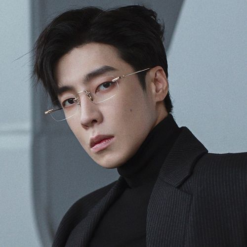 无框眼镜可配有度数近视眼睛镜框男女潮斯文败类金丝防蓝光平光镜