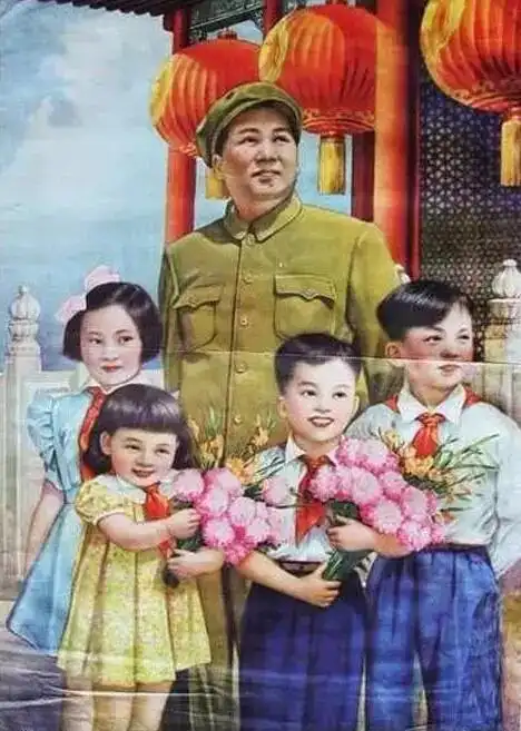 毛主席时期儿童宣传画 一代人的记忆--书画--人民网