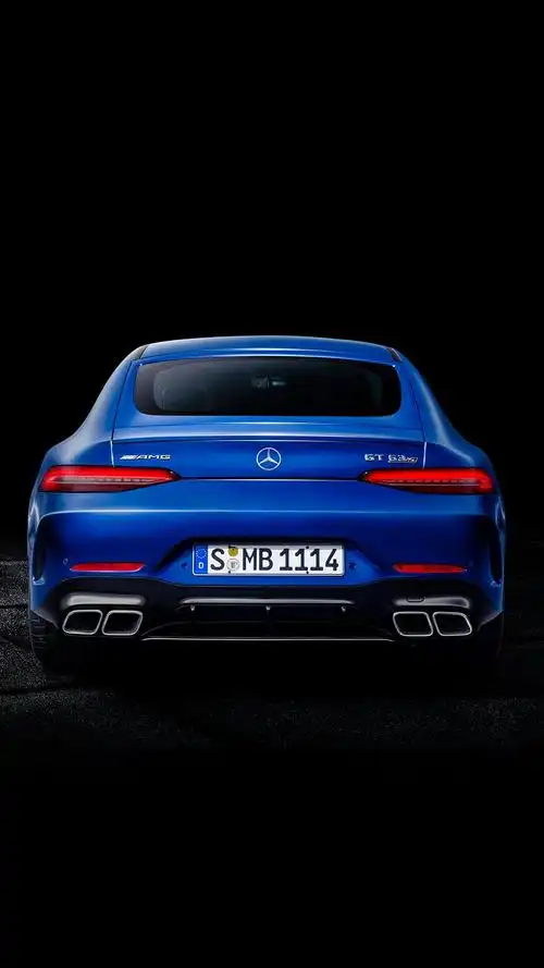 深蓝色奔驰跑车图片_护眼壁纸图片_爱扣扣网