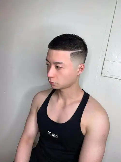 欧美发型潮元素刀疤分线刻让你的飞机头锅盖头寸头比别人帅出新高度