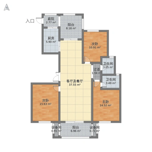 东方名都户型图