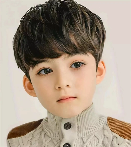 小男孩潮流发型 寸头or钢夹烫超酷的_儿童发型 - 美发站