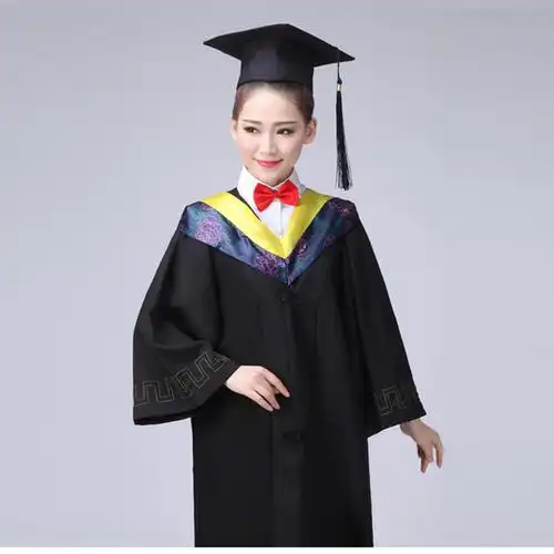 重庆毕业学位服流苏帽子新款学士服批发包邮2016年爆款