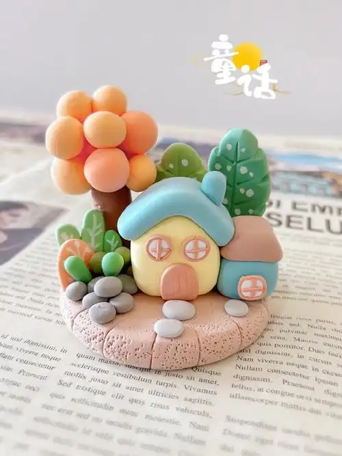 粘土手工摆件大合集!喜欢收藏和孩子一起做吧#超轻粘土