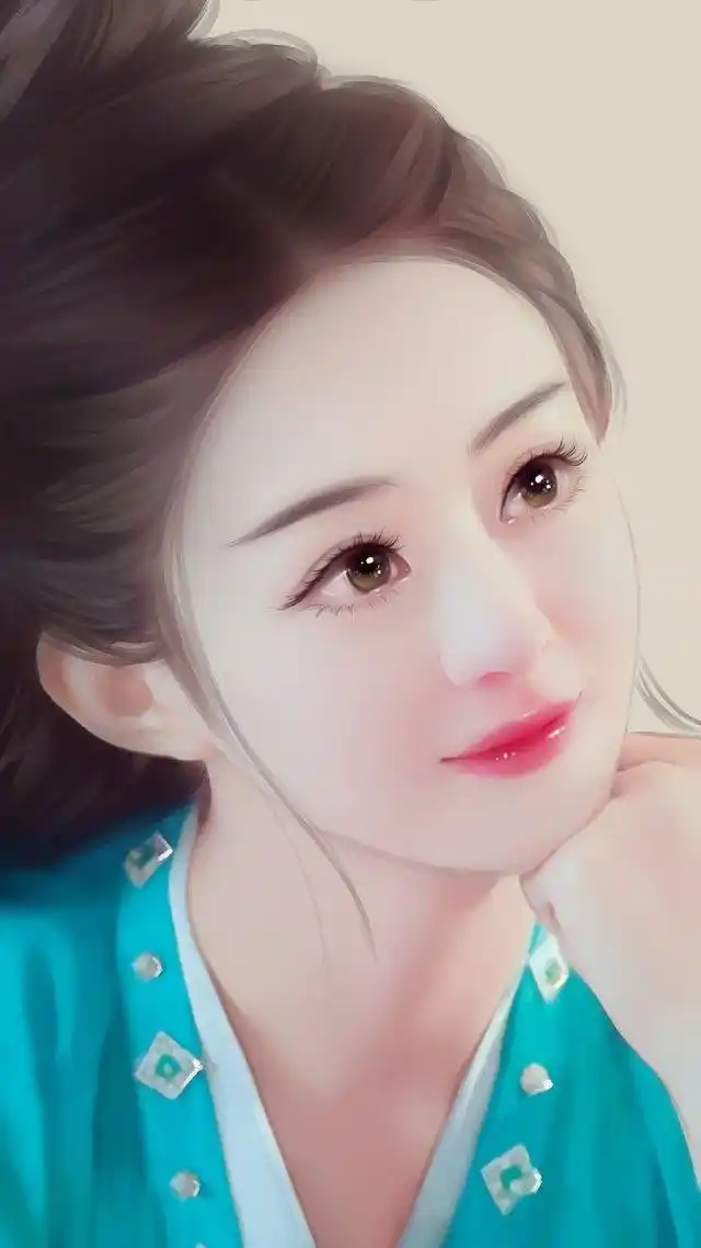 手绘中最美的古装女星,赵丽颖垫底,戚薇第2,第1美过刘亦菲