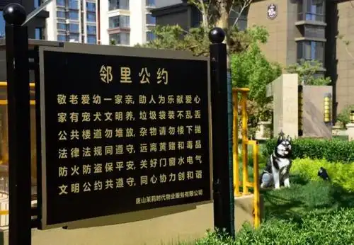 邻里公约,温馨提示等各类引导牌的设置在各个角落,潜移默化中对居民起