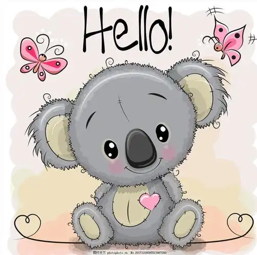 卡通动物 可爱动物 幼儿园素材 矢量