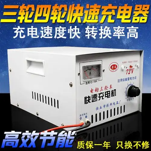 电动三轮车充电器水电瓶充电器48v60v72v充电机货运车拉客车包邮