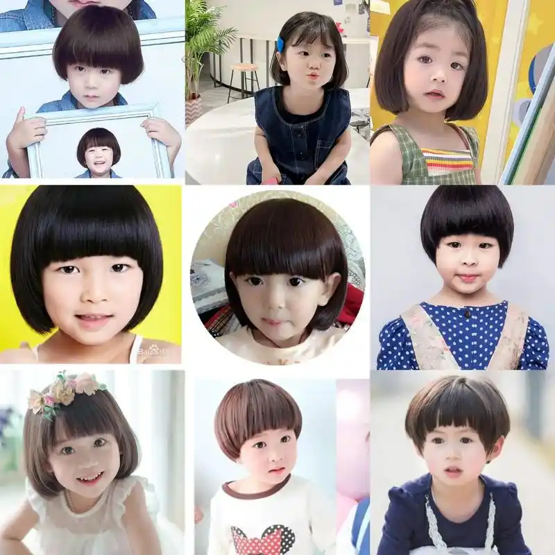 女童蘑菇头发型推荐.#儿童发型 #短发发型 #女宝发型短发教 - 抖音