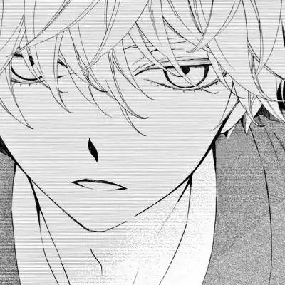 黑白意境手绘动漫男头集不要吵醒我