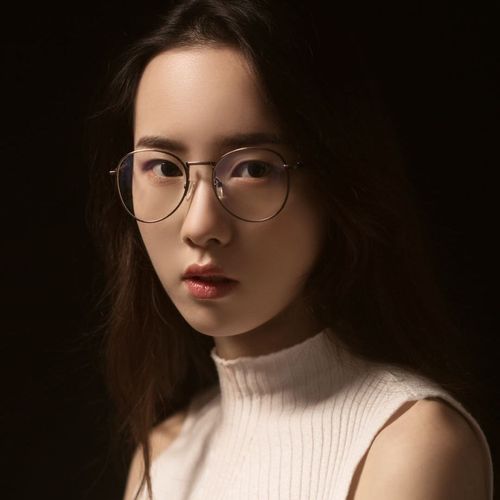 复古近视镜平光镜女生男生韩版可配高度数无度数眼镜防蓝光防辐射