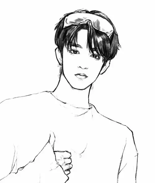 难免哽咽#procreate绘画  #ipad绘画  #时代少年团刘耀文  ##刘耀文