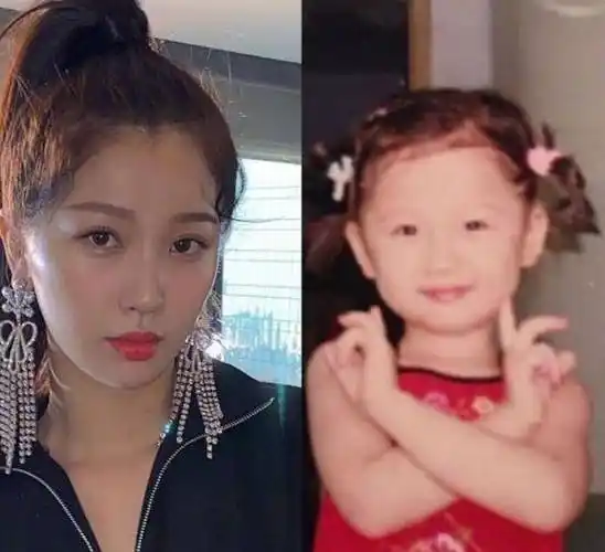 从小时候的照片可以看出来,虞书欣从小就很可爱,皮肤雪白,星相十足