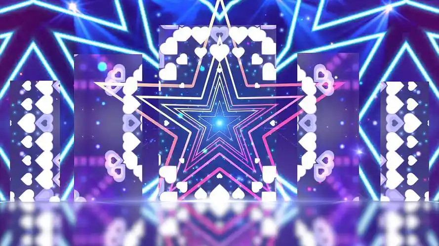 4k蓝色酷炫几何街舞背景视频ae模板街舞舞蹈背景