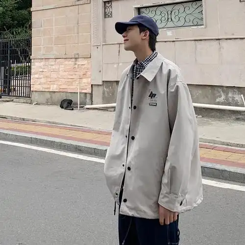 休闲外套男韩版潮流春秋秋季2021新款潮男衣服夹克