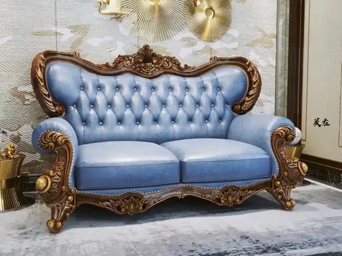 欧式沙发家具效果图,带简易灯光家具动画.|三维|产品|关左 - 原创作品