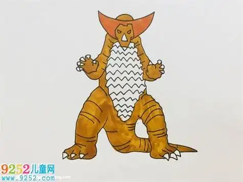 奥特曼简笔画画怪兽
