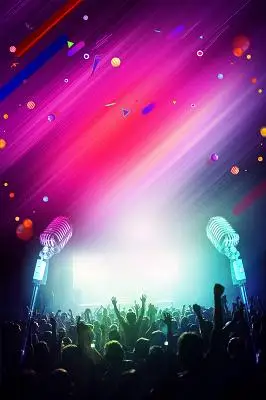 音乐节广告素材-音乐节广告图片-音乐节广告设计制作-觅知网