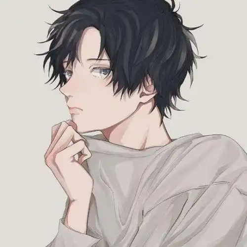 清新俊逸 / 动漫男头-卡通头像-556资源网