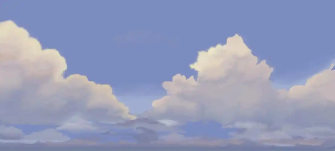 试图画画提拉加德的天空