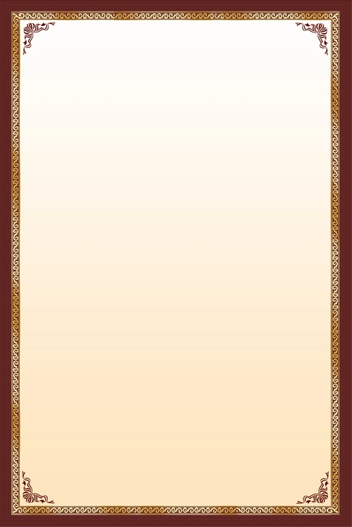 复古宣传页边框背景素材