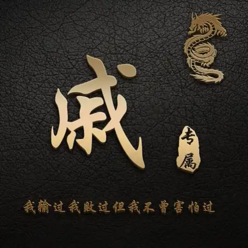 55张专属微信姓氏头像,共28个种风格,你喜欢哪种风格?