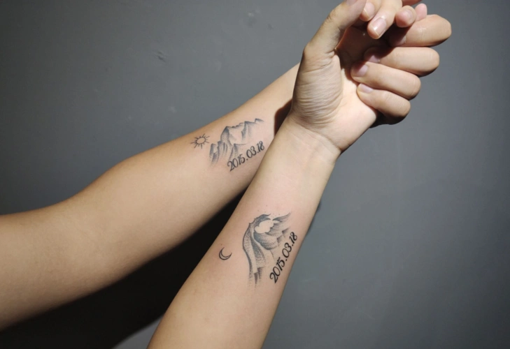 独特的情侣纹身图片把真挚的爱刻在皮肤里印在心里11