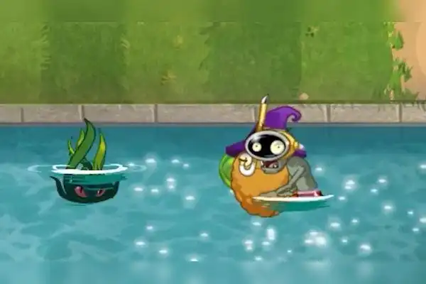 植物大战僵尸潜水僵尸寻找宝藏只为了一个氧气瓶