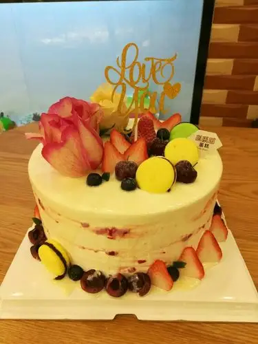 生日蛋糕,实拍图片