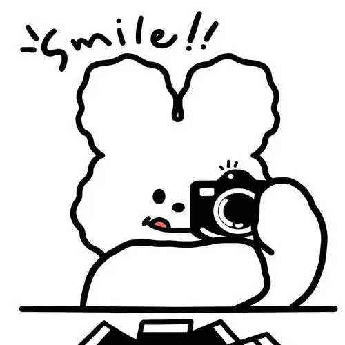 简约手绘小熊头像,卡通头像图片-回车桌面