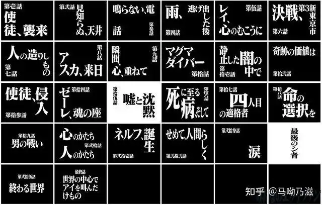 设计丨新世纪福音战士的文字与字体世界(上)