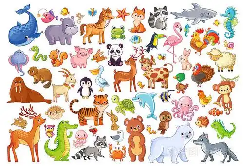 大型各类卡通动物卡通形象插画-正版商用图片14yvu0-摄图新视界