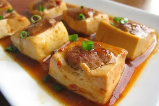 客家酿豆腐的家常做法_美食制作_天下美食