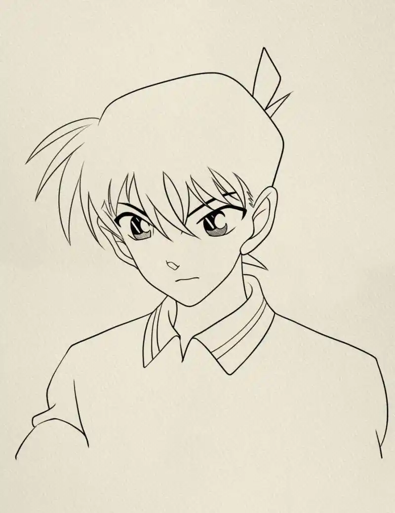 画画的日常# #简笔画# #画个简笔画# #我是个柯南迷# #临摹