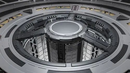 用于渲染的科幻场景 - tesla3d模型