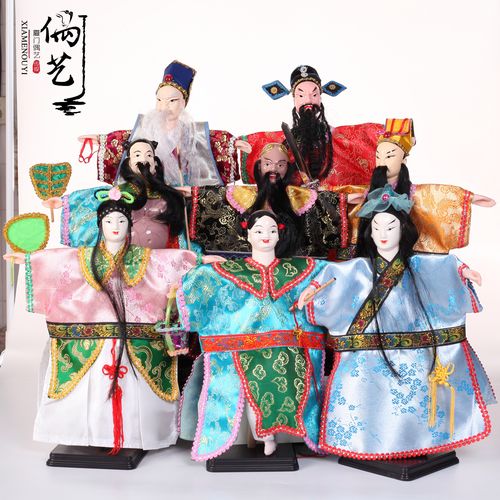 布袋戏手偶八仙过海儿童木偶玩具幼儿园表演福建非遗传统研学摆件