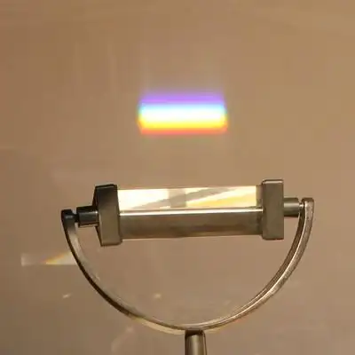 三棱镜 初中物理光学实验 观看色彩实验演示装置 教学器材