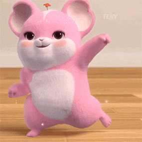 红蓝小卷鼠动态表情包小卷鼠gif表情包抖音超火小卷鼠表情包合集