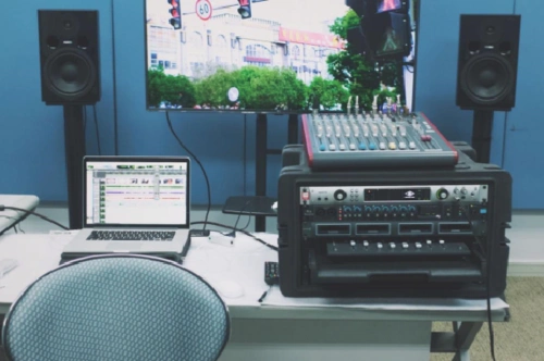 便携移动录制配音系统(央广网发 广西壮族自治区广播电视局供图)