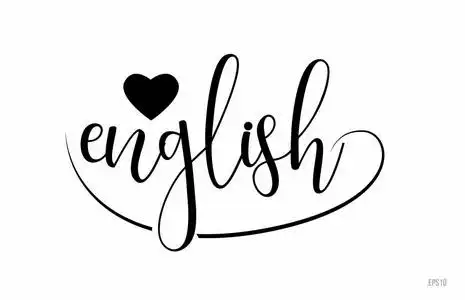 英文字文字,有黑白相间的爱心,适合卡片小册子或印刷标志设计照片