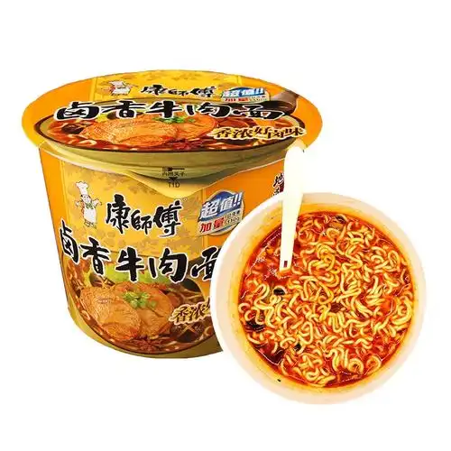 康师傅秘制香菇辣卤香牛肉面109g