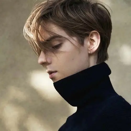 冷酷侧脸型男_欧美男生头像图片_扣扣居