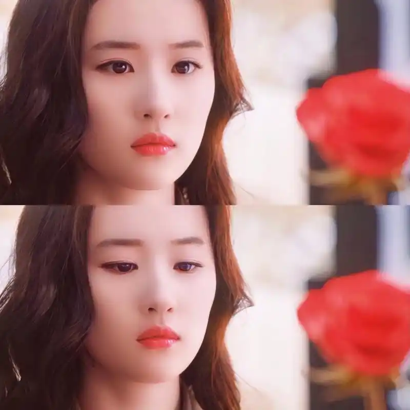 露水红颜的刘亦菲,她是一件艺术品,当之无愧的女神!