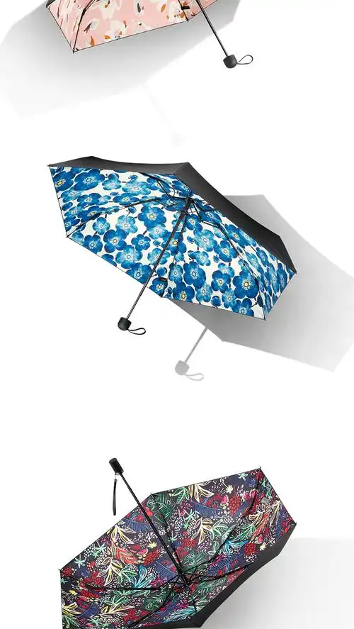 bananaunder蕉下口袋超轻小防晒伞太阳伞遮阳晴雨两用伞5折叠女