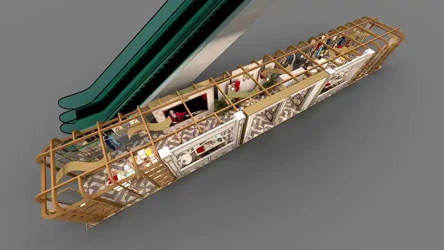 北京某商场场地展位设计|空间|展陈设计|画怪 - 原创作品 - 站酷