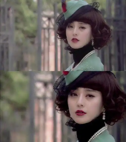 金大班范冰冰的造型百变绿衣绿帽美得出奇