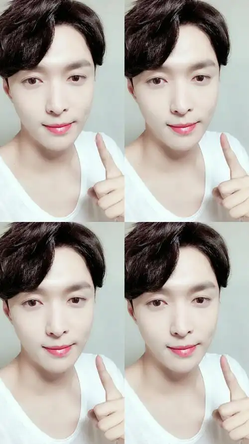 张艺兴 九宫格 自拍