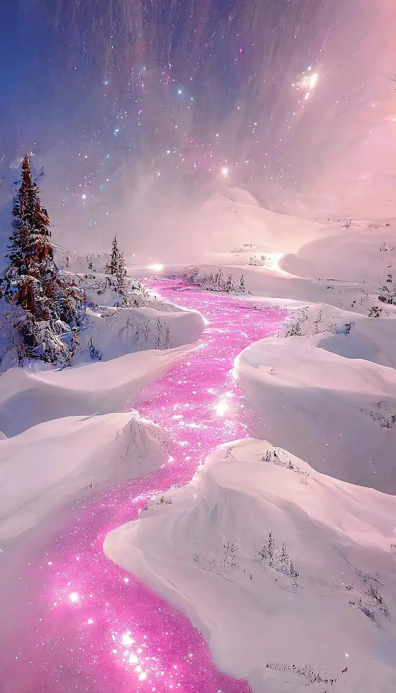 送你满天星辰 #人间仙境美如画 #绝美壁纸  - 抖音