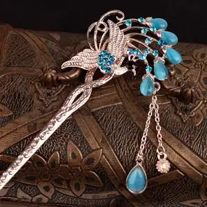 汉朝古装发簪步摇流苏古代簪子发钗宫廷汉服盘发配头饰品cos发饰